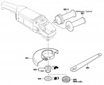 Bosch 3 601 H52 L02 Gws 21-230 H Angle Grinder 230 V / Eu Spare Parts